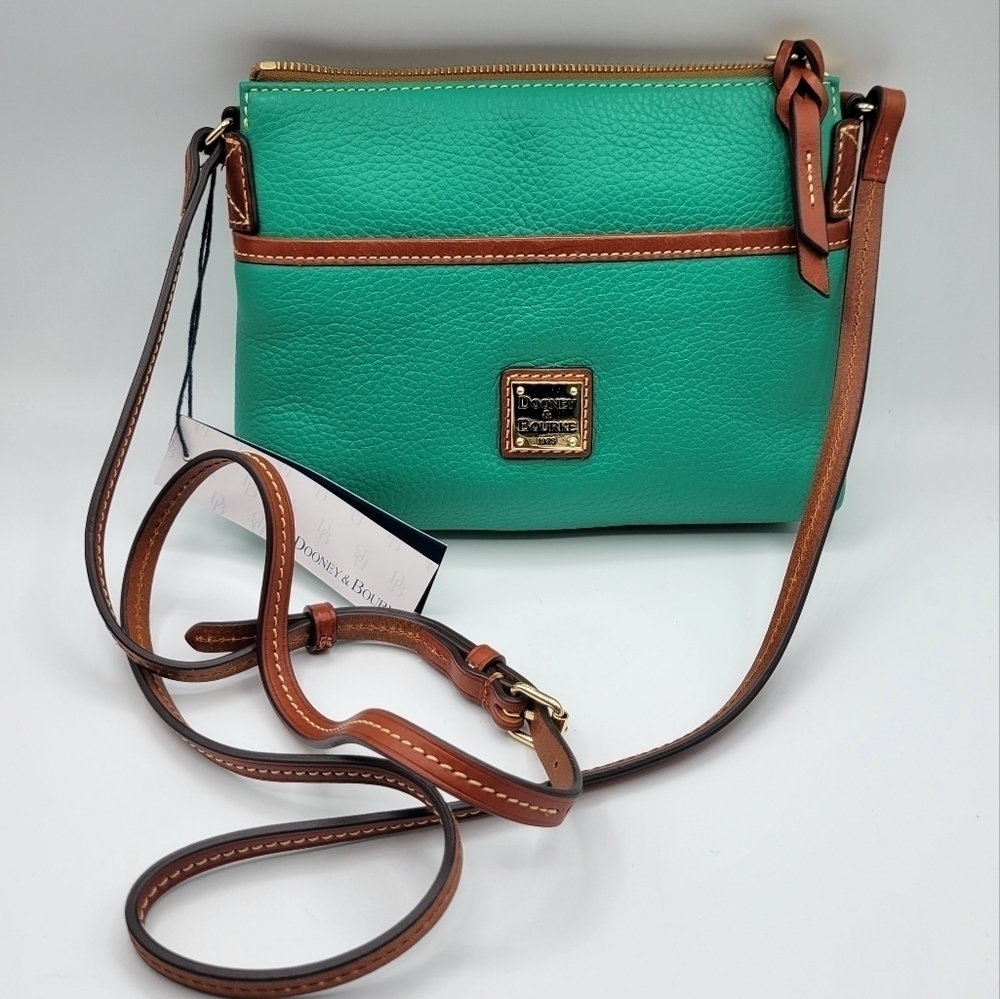 Dooney & Bourke Spearmint Ginger Pouchette crossbody bag